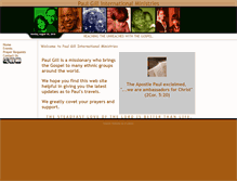 Tablet Screenshot of paulgillministries.com